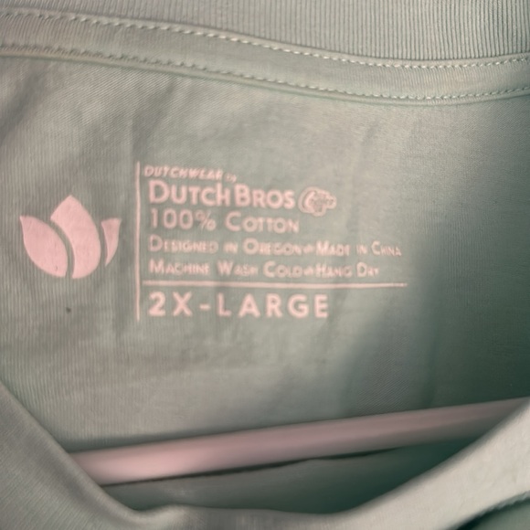 Dutch Bros Light Blue Windmill Short Sleeve T SMALL+MEDIUM+LARGE+XL+XXL DB 1992 - Picture 8 of 8